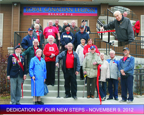 Royal Canadian Legion Steps